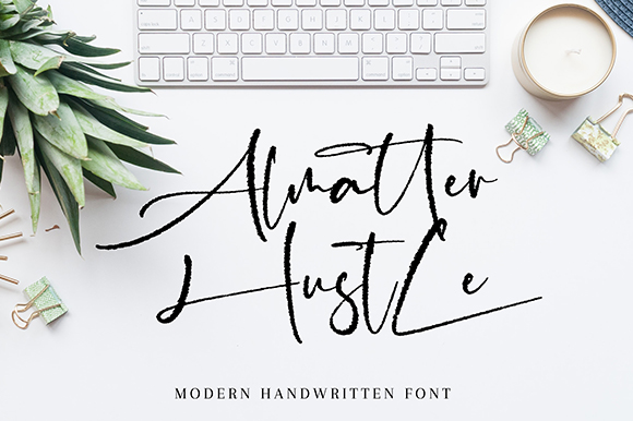 Almatter Hustle Font by Pineungtype & Missinklab · Creative Fabrica