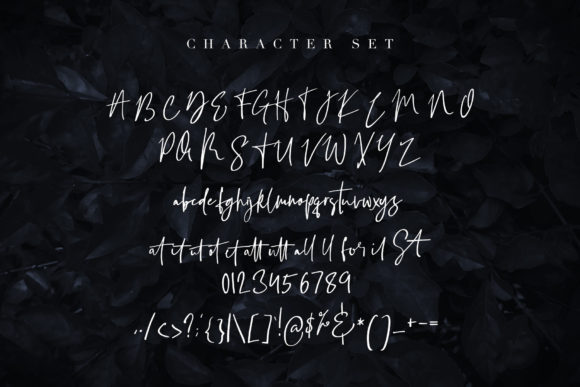 Flower for Rosalline Font PNG with transparent background - Preview 5