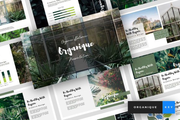 Organique - Botanical Keynote Graphic Presentation Templates By StringLabs