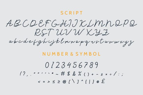 Selvilia Dreamer Font PNG with transparent background - Preview 4