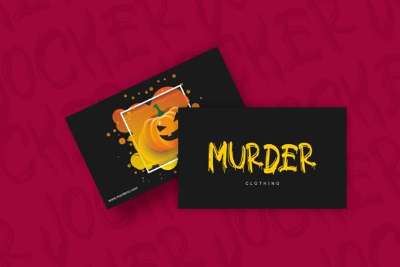 Jocker Font PNG with transparent background - Preview 1