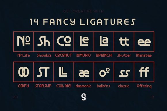 Genoar Font - Preview 2