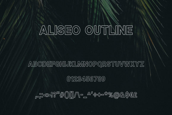 Aliseo Font - Preview 3