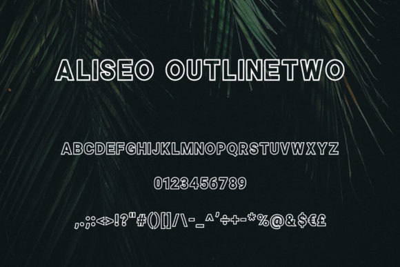 Aliseo Font - Preview 4