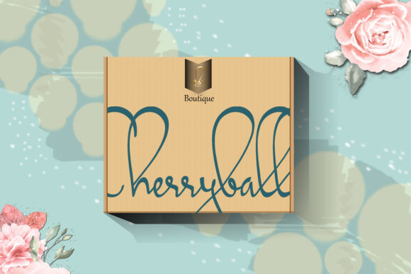 Cherryball Font PNG with transparent background - Preview 2