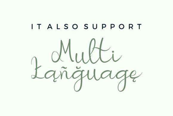 Nicollia Font PNG with transparent background - Preview 2
