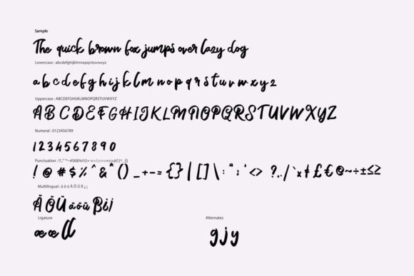 Alya Font - Preview 5