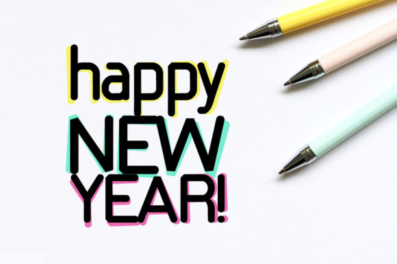 Nice Year Font PNG with transparent background - Preview 1