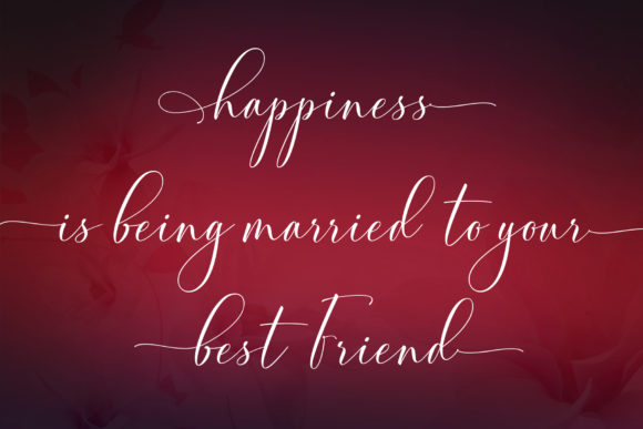Magnolia Font PNG with transparent background - Preview 2