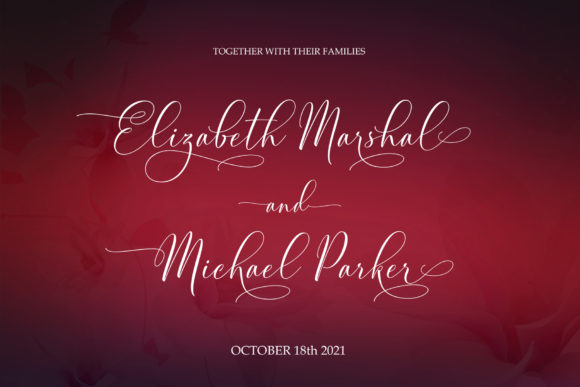 Magnolia Font PNG with transparent background - Preview 3