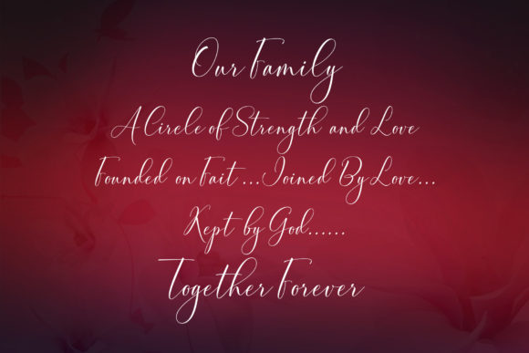 Magnolia Font PNG with transparent background - Preview 5