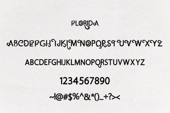 Florida Font - Preview 3