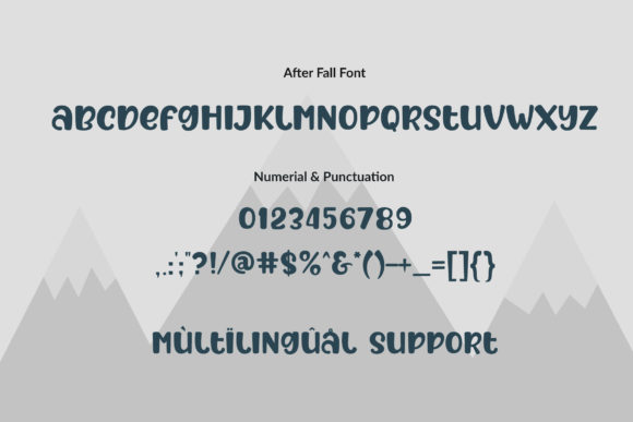 After Fall Font - Preview 1
