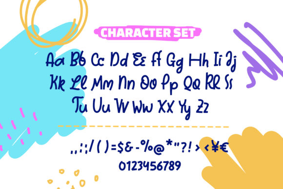 Krafty Klub Font PNG with transparent background - Preview 3
