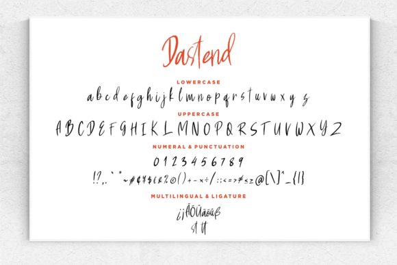 Dastend Font - Preview 6