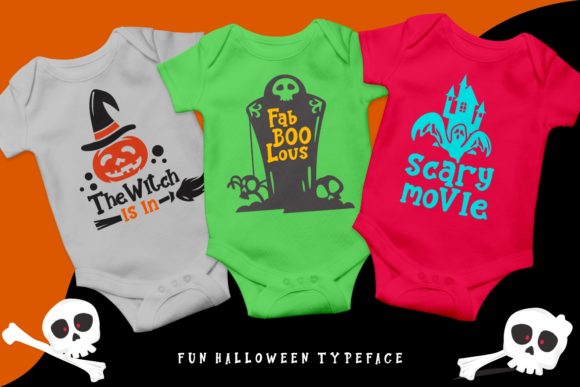 Pumkins Halloween Font PNG with transparent background - Preview 3