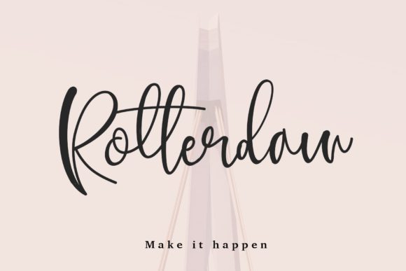 Battara Script Font - Preview 1
