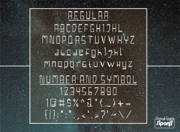 Digital Space Font - Preview 1