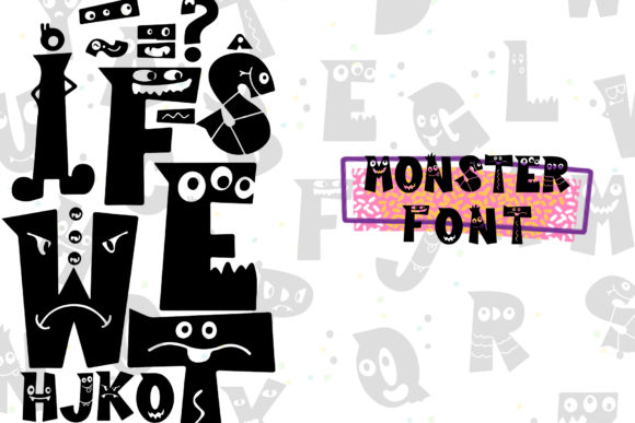 Cutie Monster Font - Preview 6