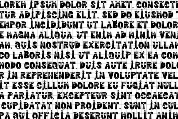 Cutie Monster Font - Preview 1