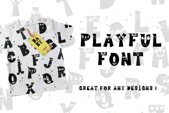 Cutie Monster Font - Preview 5