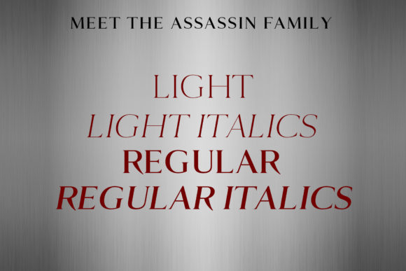 Assassin's Font - Preview 4