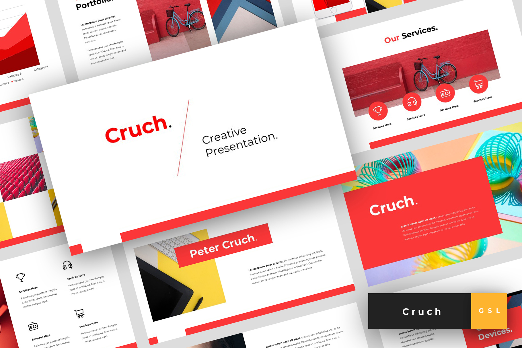 Cruch - Plantilla Creativa de Google Slides
