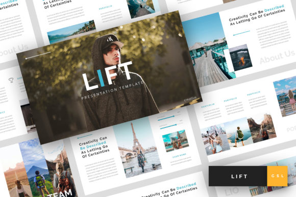 Lift - Creative Google Slides Graphic Presentation Templates By StringLabs