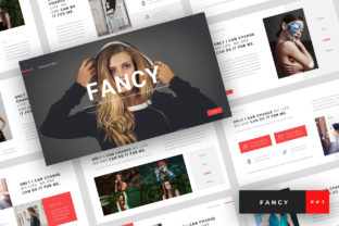Preview of Fancy - Fashion PowerPoint fashion presentation template
