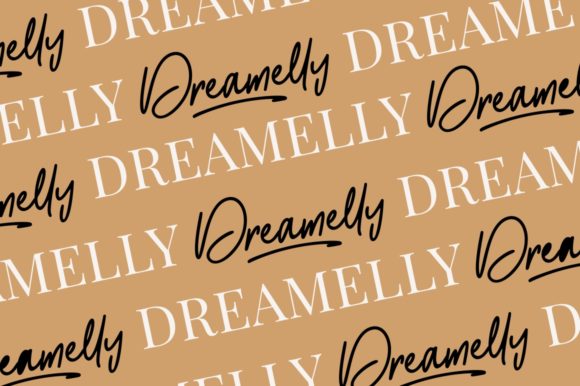 Dreamelly Font - Preview 1