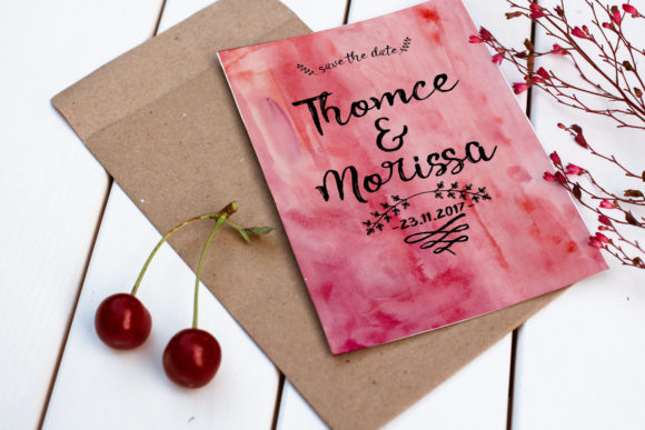 Pink Gladiolus Font PNG with transparent background - Preview 1