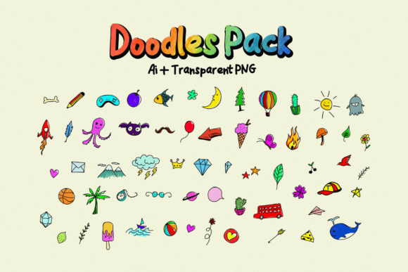 Fun Story Font PNG with transparent background - Preview 1