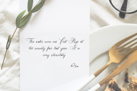 Hertina Font PNG with transparent background - Preview 6