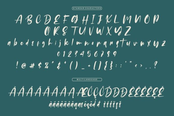 Russeline Font PNG with transparent background - Preview 6
