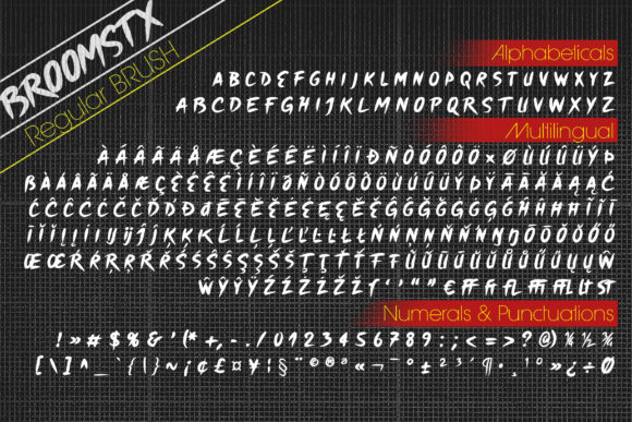 Broomstx Font - Preview 1