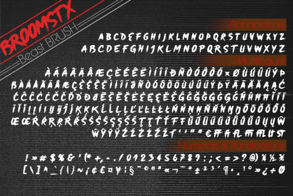 Broomstx Font - Preview 2
