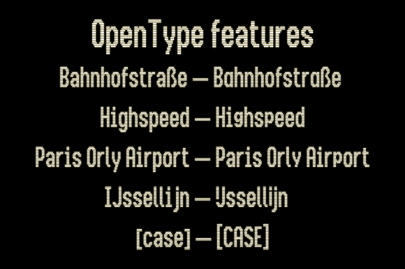 Bus Matrix Font - Preview 2