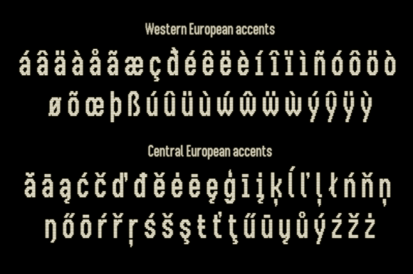 Bus Matrix Font - Preview 3