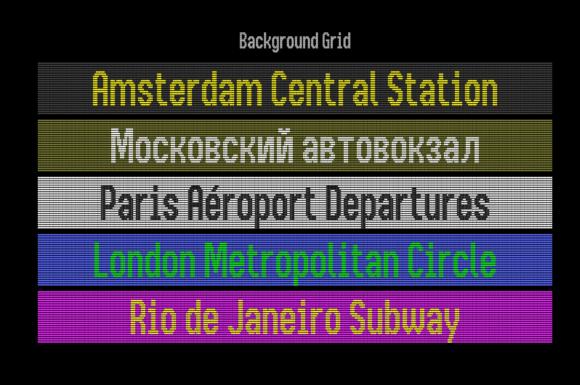 Bus Matrix Font - Preview 4