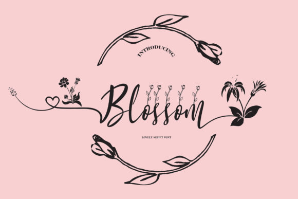 Blossom Font - Preview 5