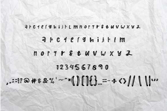 Boba Boba Font PNG with transparent background - Preview 1