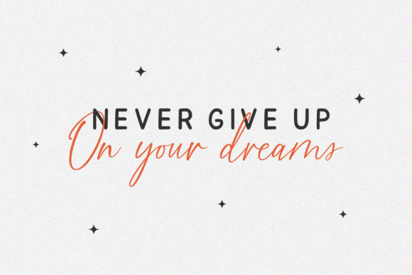 Golden Dream Duo Font - Preview 2