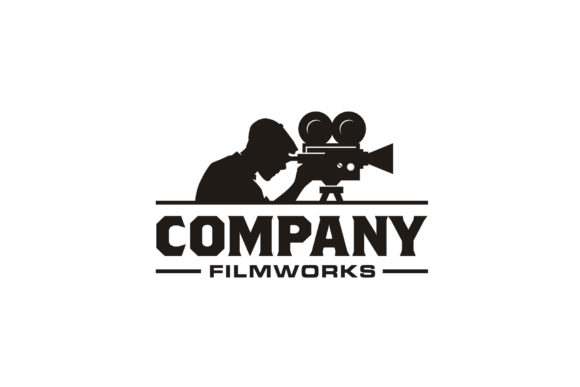 Vintage Video Camera Film Movie Logo