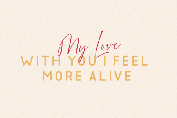 Golden Dream Duo Font - Preview 6