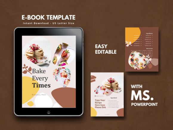 16 Pages Recipe Template