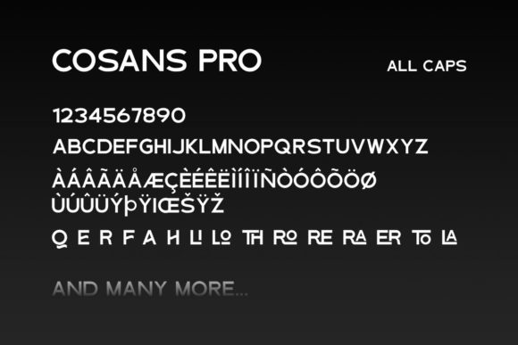 Cosans Pro Font - Preview 6