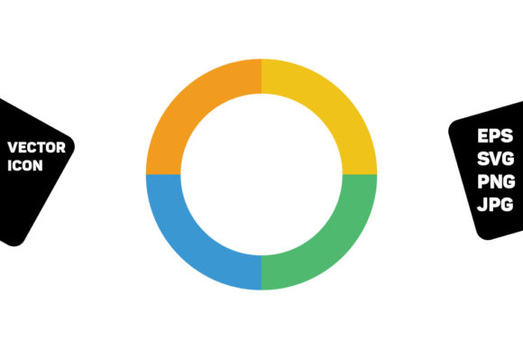 Donut Chart Icon Illustration Icônes Par TukTuk Design