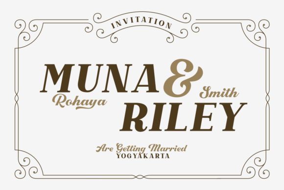 Righton Font PNG with transparent background - Preview 4