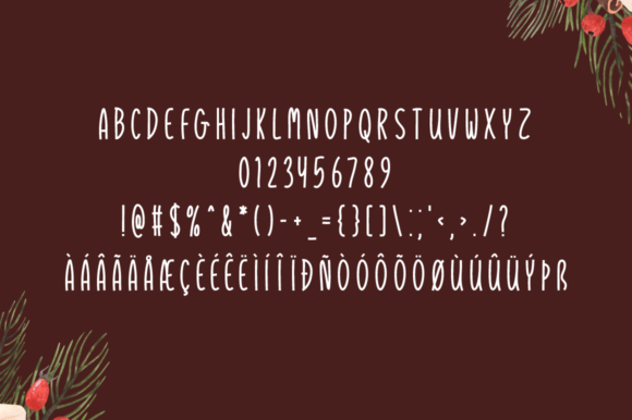 Comfy Christmas Font - Preview 3