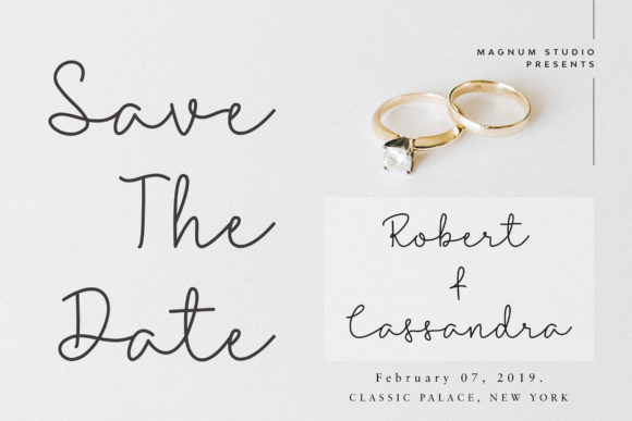 Caroline Bellish Font - Preview 1